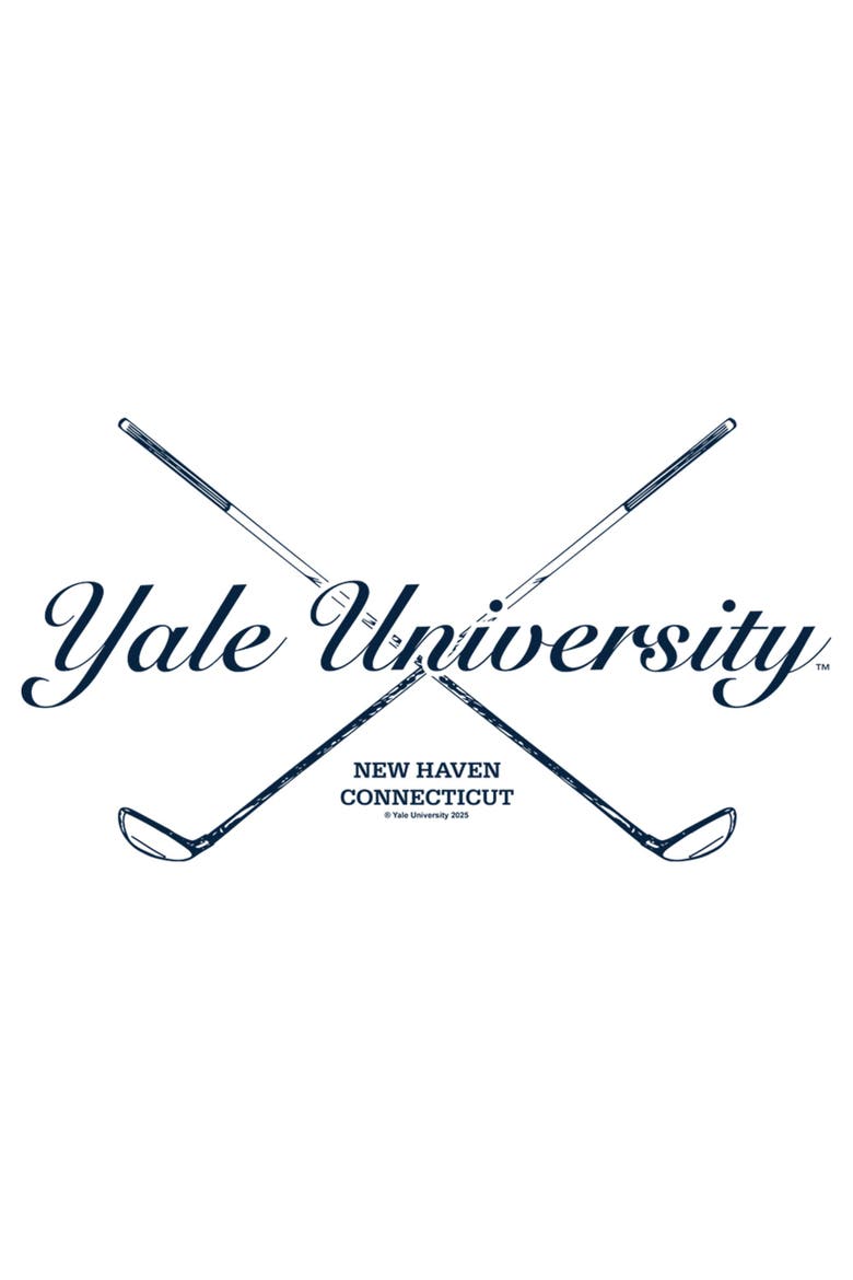Men's Yale University New Haven University Golf  Graphic T-Shirt, Alternate, color, White