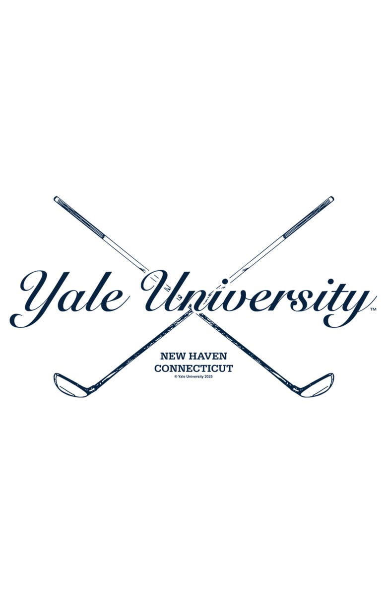 Yale University Men's Yale University New Haven University Golf Graphic T-Shirt, Alternate, color, White