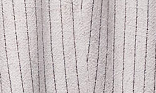 Topshop Stripe Longline Blazer In Cream