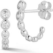 GLAZE JEWELRY Cubic Zirconia Huggie Hoop Earrings