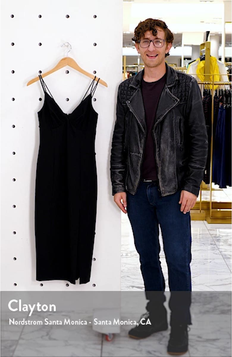 Victoria Dual Strap Midi Dress, sales video thumbnail