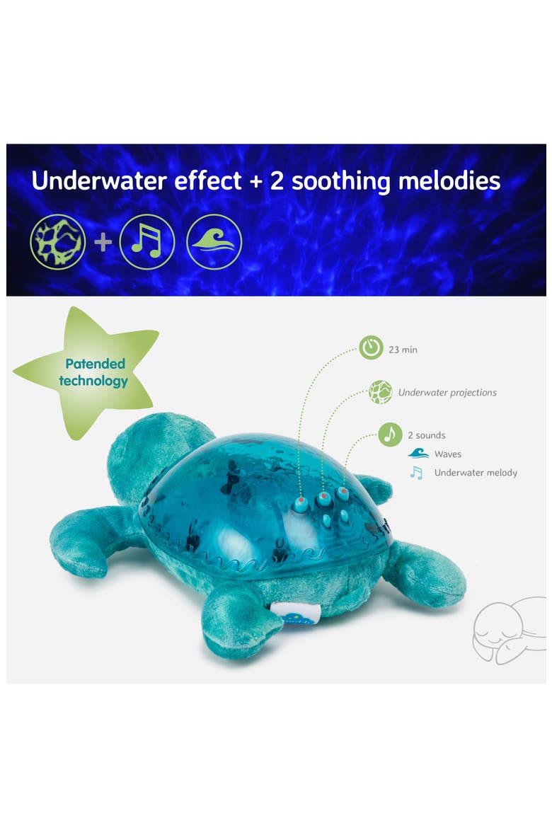 Tranquil Turtle Ocean Projector Nightlight & Sound Machine, Alternate, color, BLUE