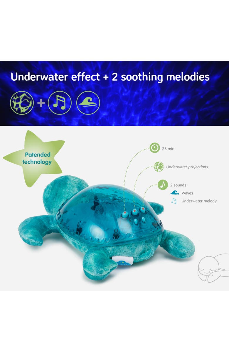 Cloud B Tranquil Turtle Ocean Projector Nightlight & Sound Machine, Alternate, color, 