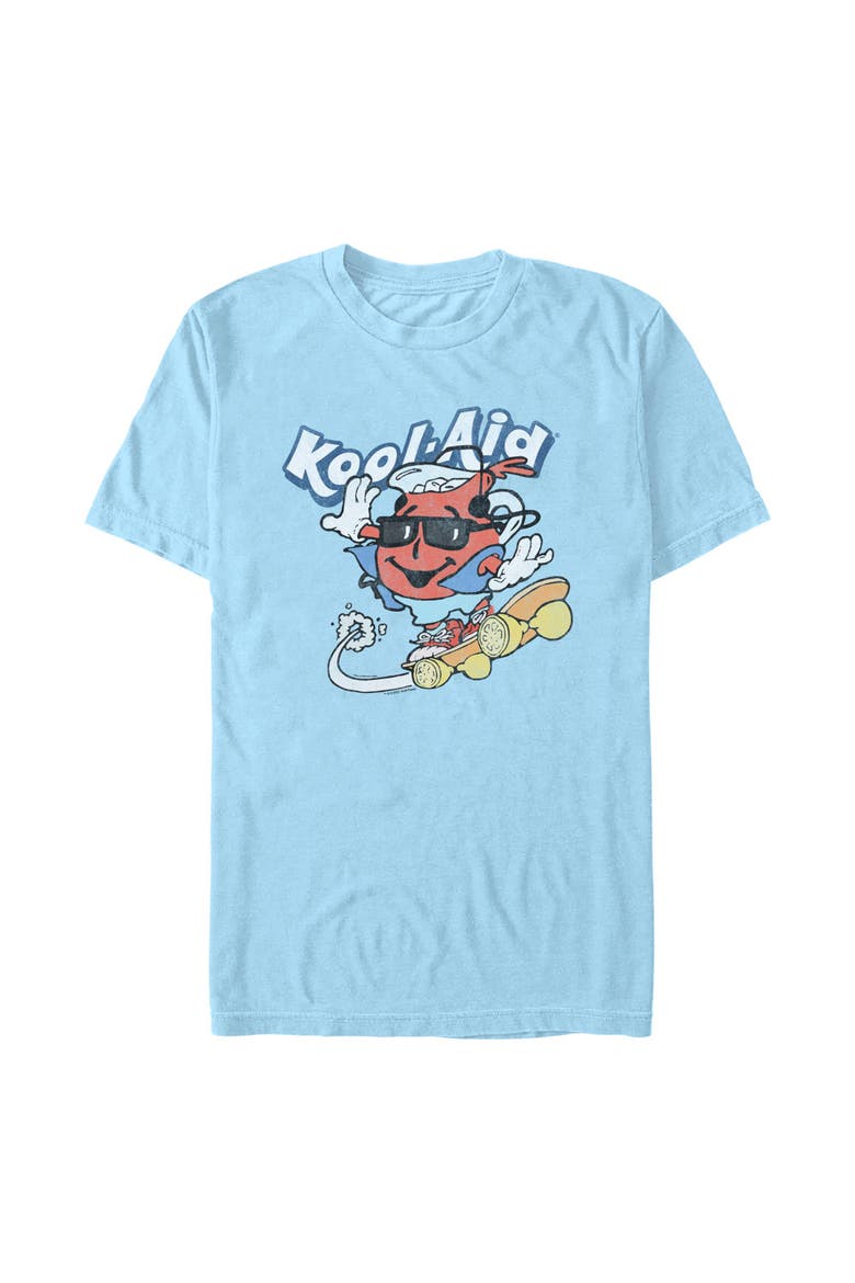 Men's Kool-Aid Vintage Skating  Graphic T-Shirt, Main, color, Light Blue