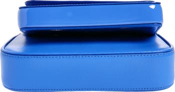 double up patent leather crossbody bag