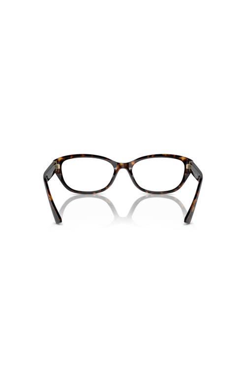 Jimmy Choo 55mm Oval Optical Glasses In Brown