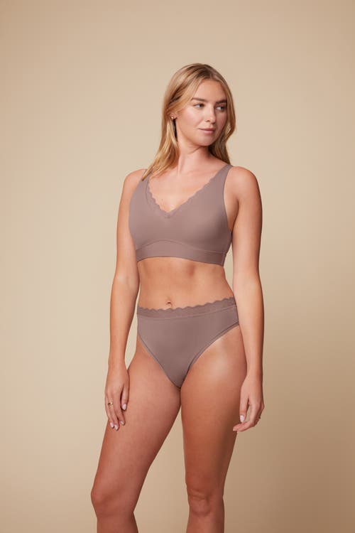 Harper Wilde Bliss Lace Bralette In Mauve