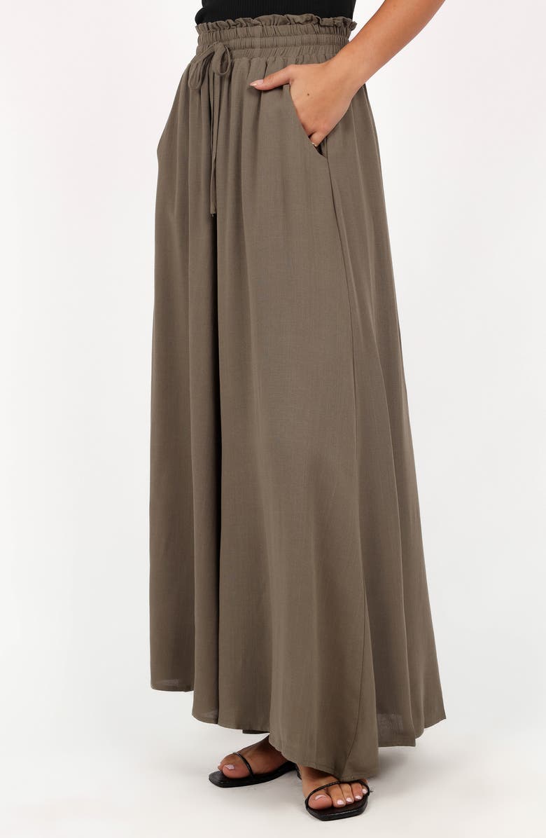 Petal & Pup Arden Wide Leg Pants, Alternate, color, Olive