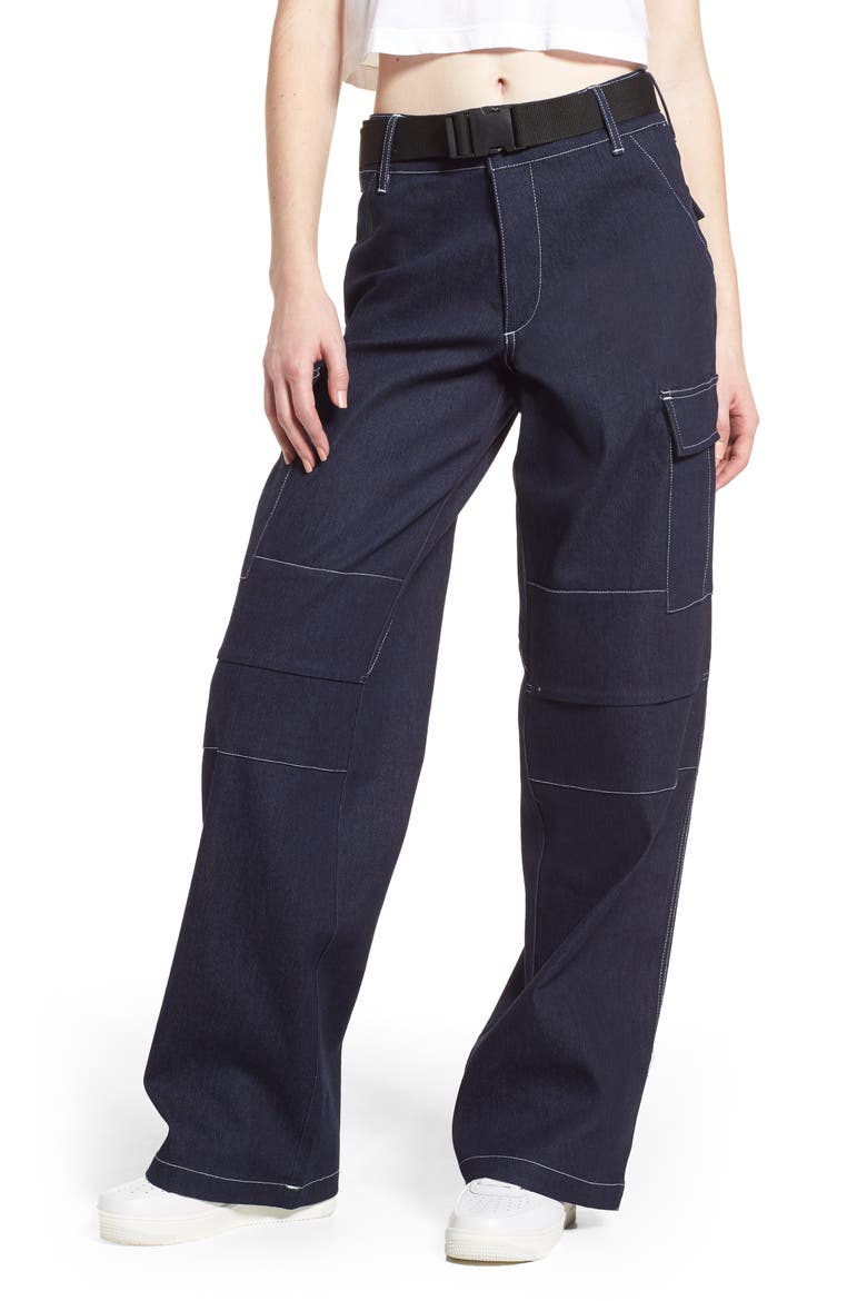 Ace Cargo Jeans, Main, color, DENIM