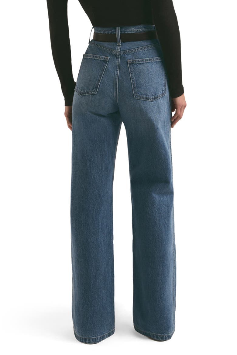 The Masha Shortie Superhigh Waist Wide Leg Jeans, Alternate, color, LONG BEACH