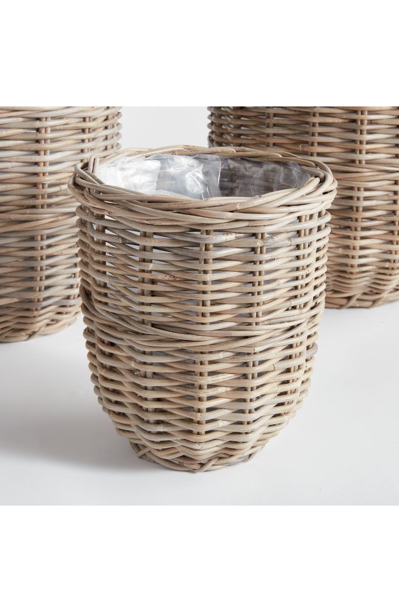 Napa Home & Garden Arlette Basket Planters Set of 3, Alternate, color, Brown