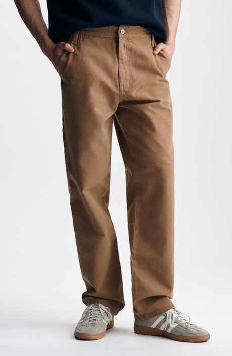 Williamsburg Relaxed Straight Leg Canvas Carpenter Pants