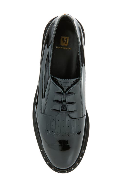 Bruno Magli Cabana Kiltie Derby In Black
