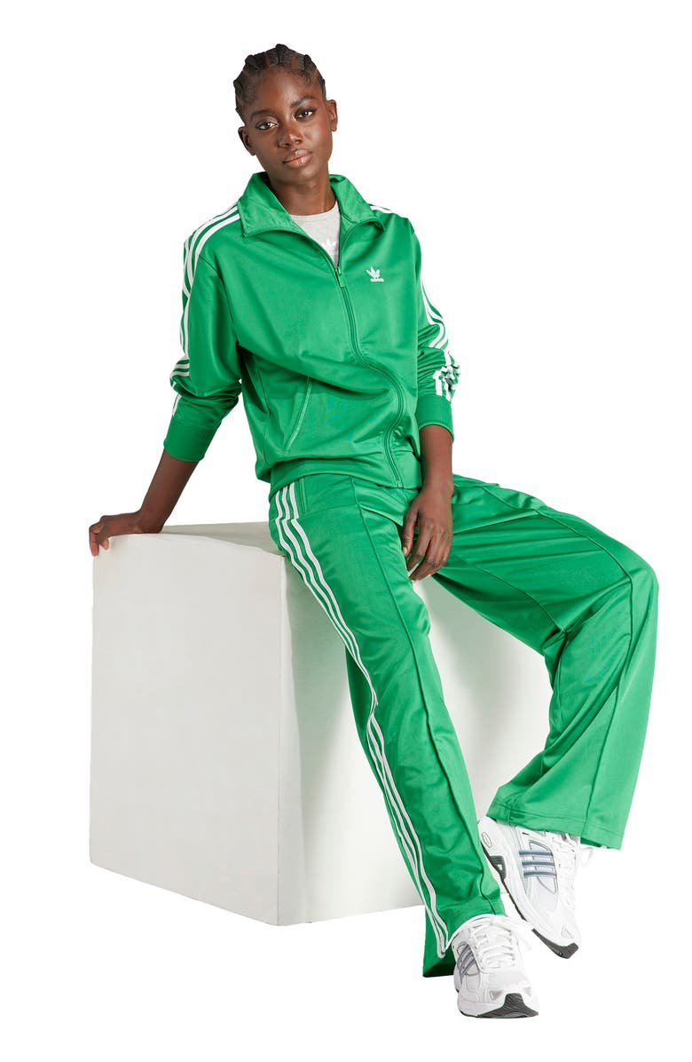 adidas Firebird Recycled Polyester Track Jacket, Alternate, color, Green