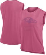 FANATICS Women's Fanatics Pink Baltimore Ravens Studio Embrace Tank Top