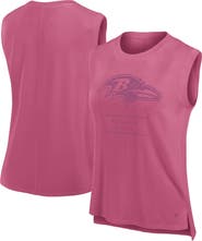 FANATICS Women's Fanatics Pink Baltimore Ravens Studio Embrace Tank Top