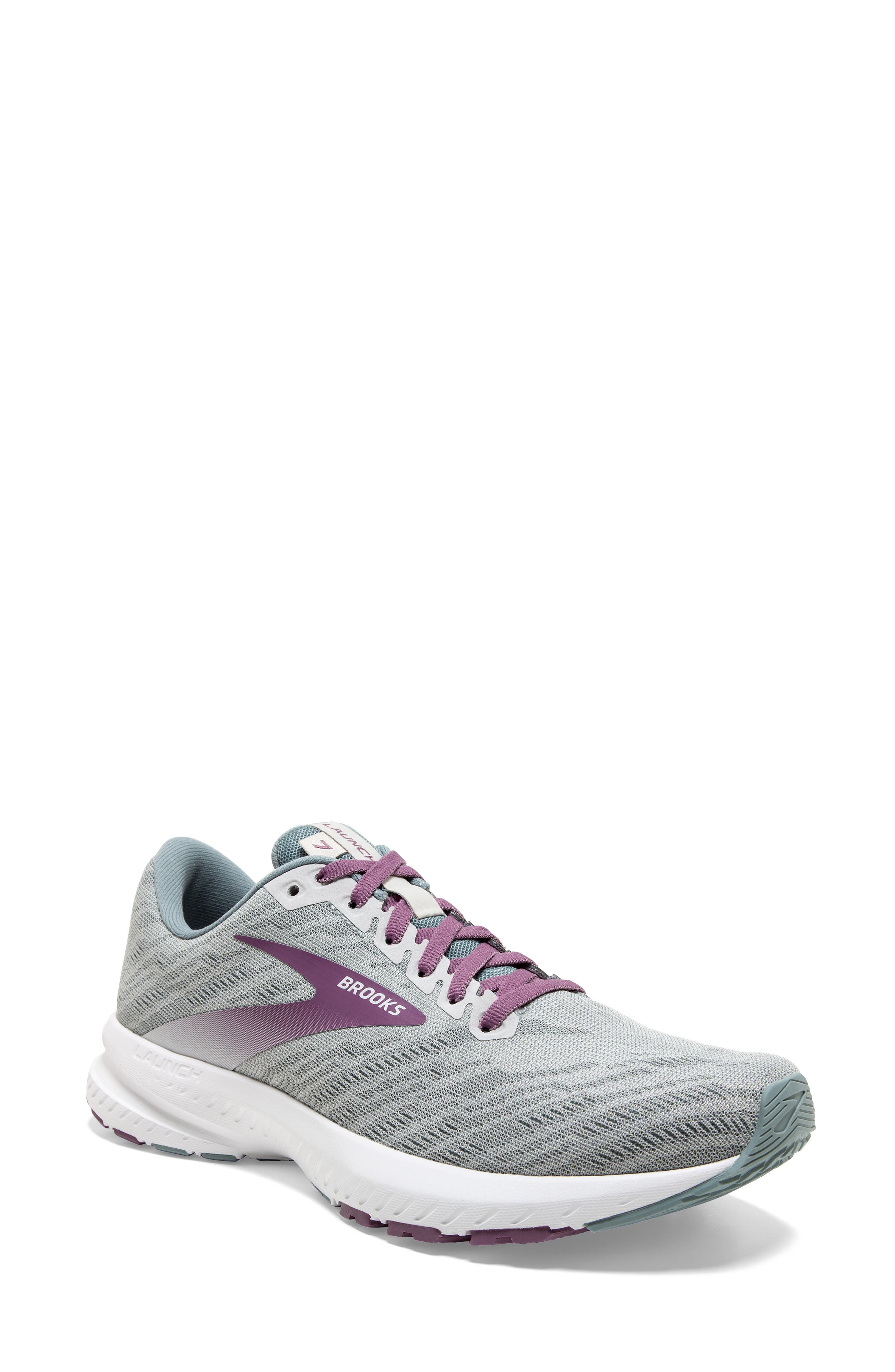 Launch 7 Running Shoe, Main, color, ANTARCTICA/LEAD/GRAPE