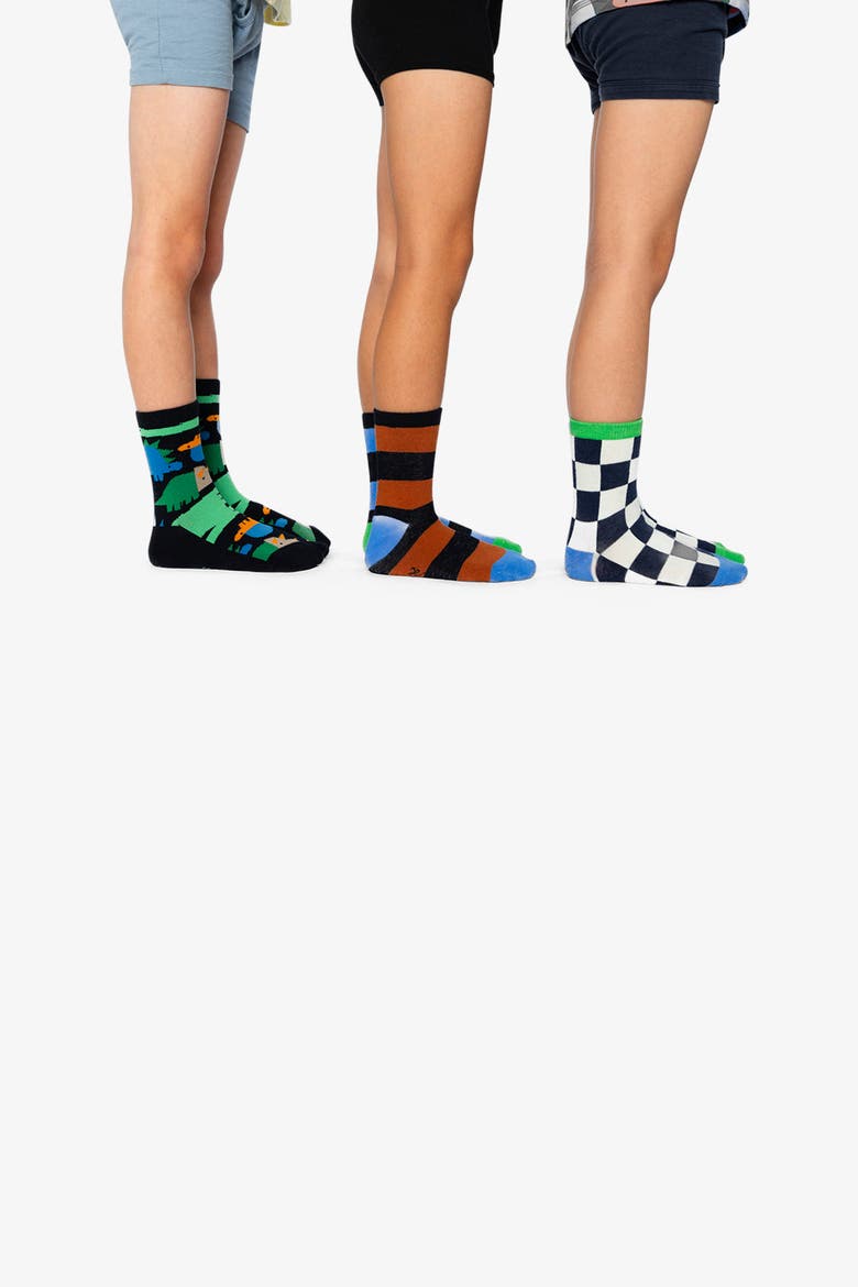 Cotton Blend Soft Stretch Ribbed Cuff Socks, Alternate, color, Dark Blue
