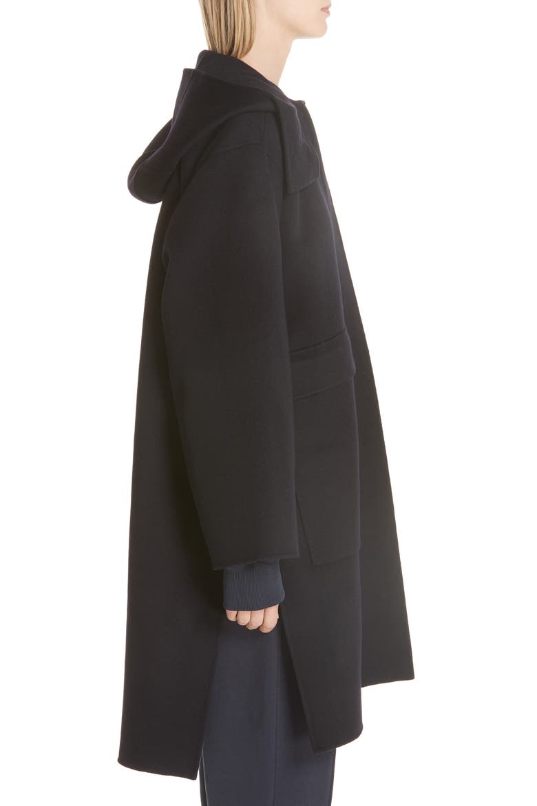 Candia Double Faced Wool & Cashmere Coat, Alternate, color, NIGHT