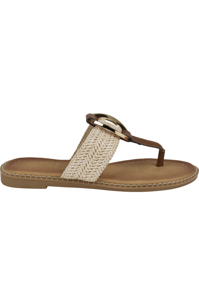 GOOD CHOICE NEW YORK Jovie Woven Flip Flop, Alternate, color, Natural