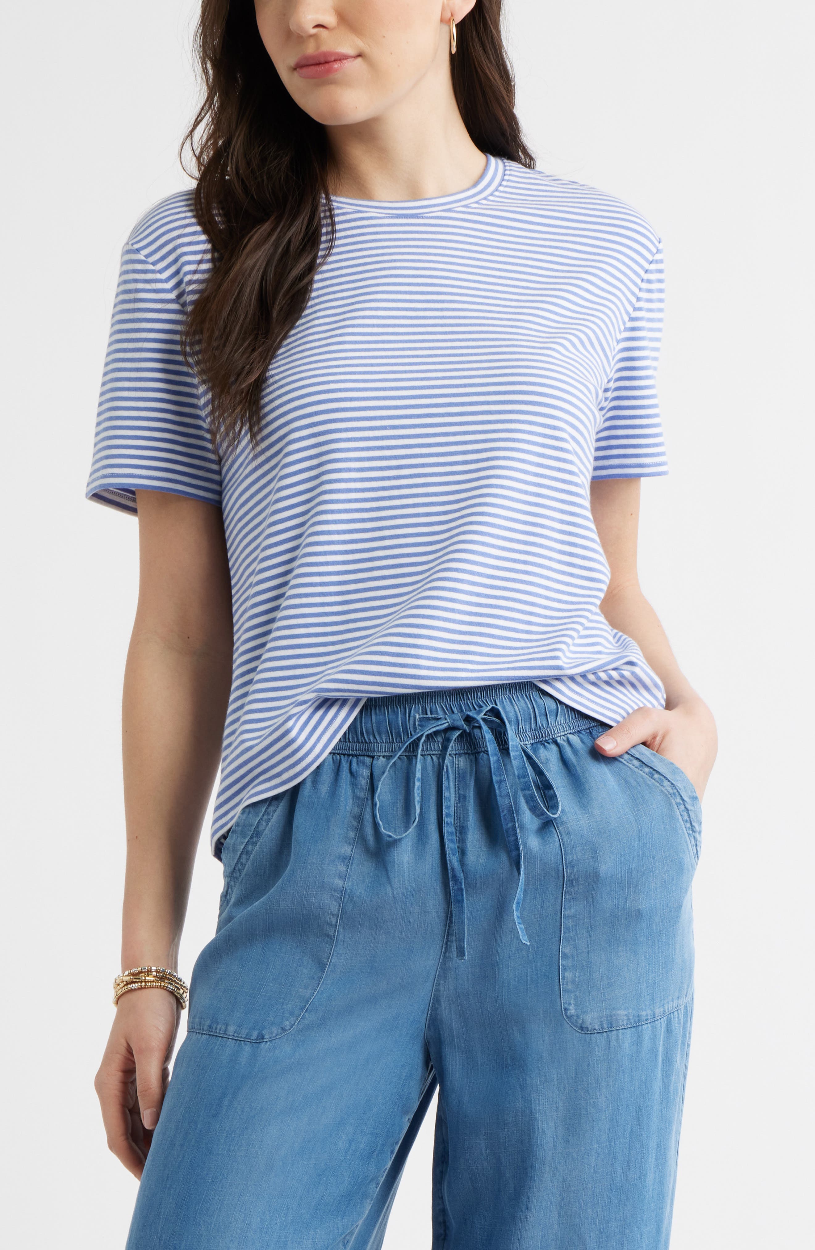 Stripe Crop T-Shirt - image 5