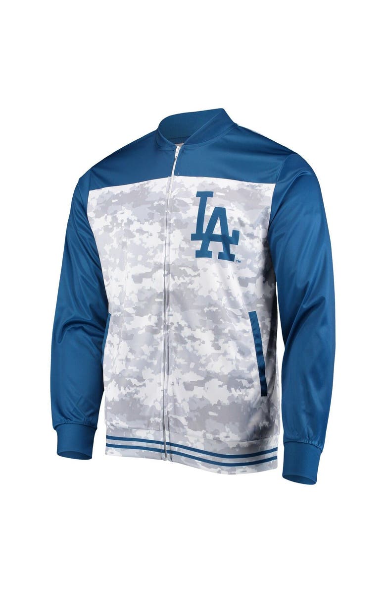 STITCHES Men's Stitches Royal Los Angeles Dodgers Camo Full-Zip Jacket, Alternate, color, 