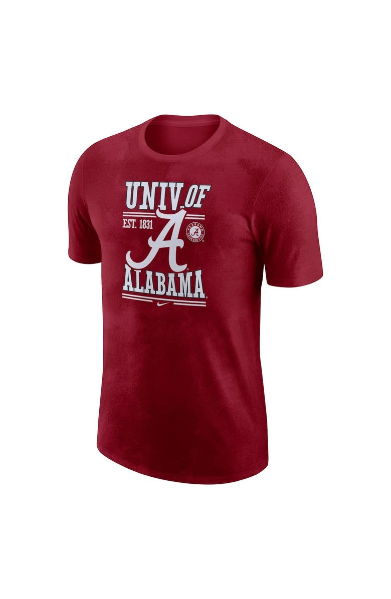 Nike Men's Nike Crimson Alabama Crimson Tide Team Stack T-Shirt, Alternate, color, 