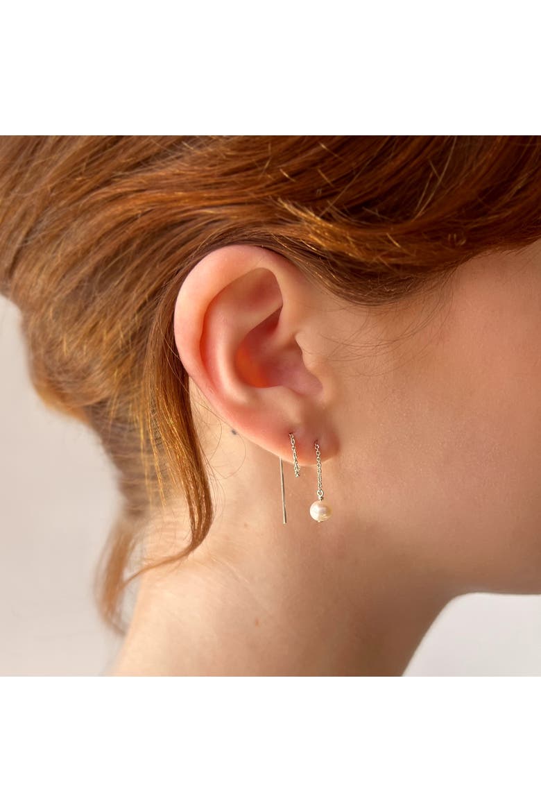 Paloma Pearl Threaders, Alternate, color, Silver
