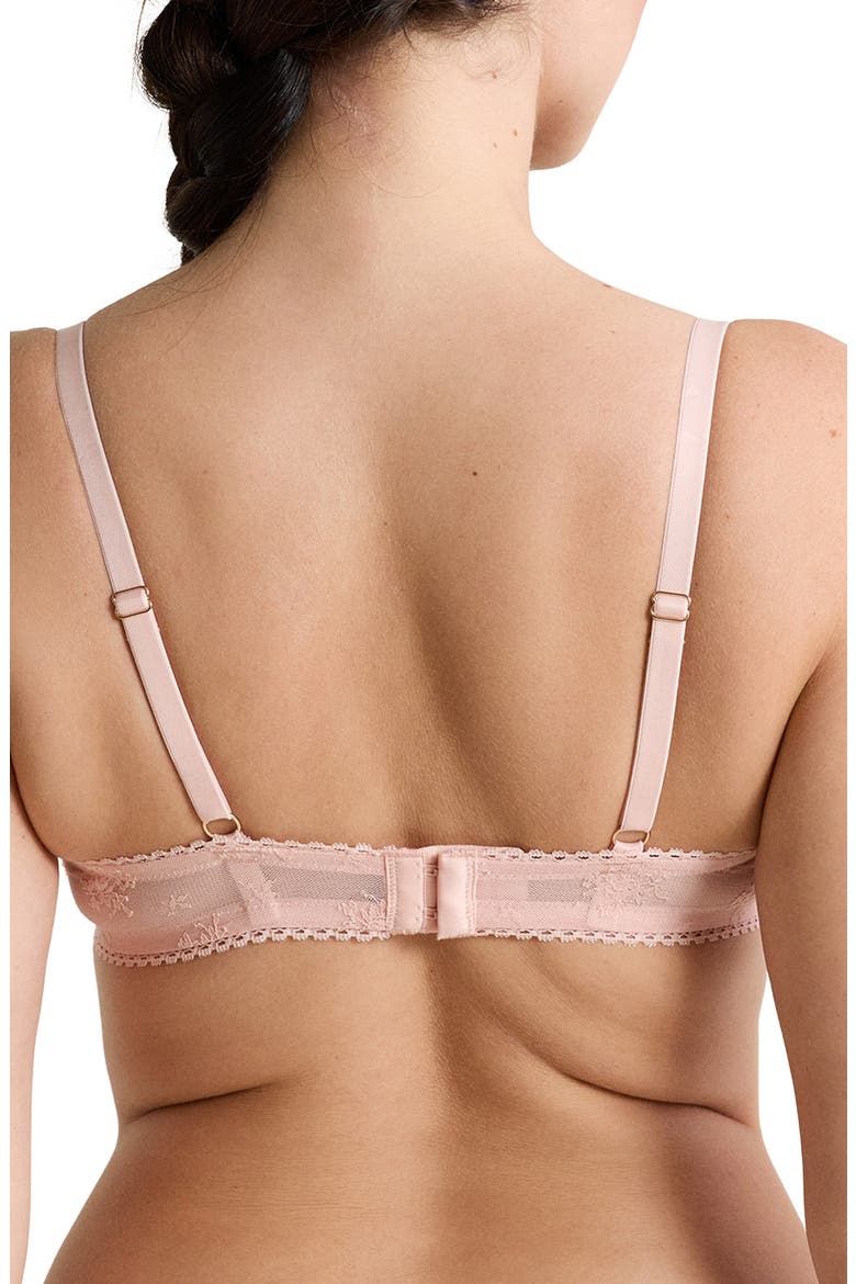Jane °9 Underwire Balconette Bra, Alternate, color, POWDER PINK