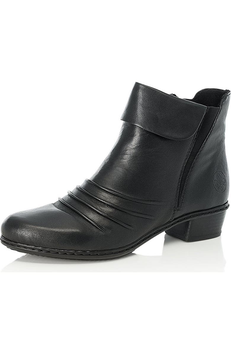 Rieker Fabiola Leather Block Boot, Alternate, color,