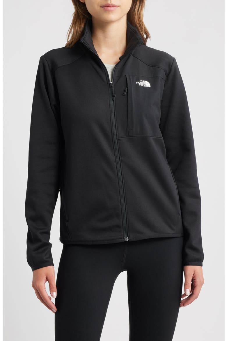 Performance Fleece Full Zip Jacket, Alternate, color, TNF BLACK