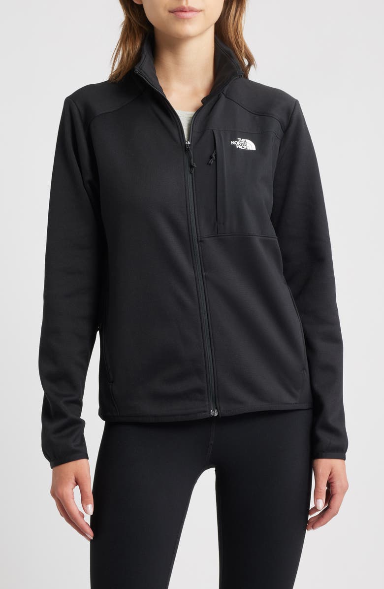 The North Face Performance Fleece Full Zip Jacket, Alternate, color, Tnf Black