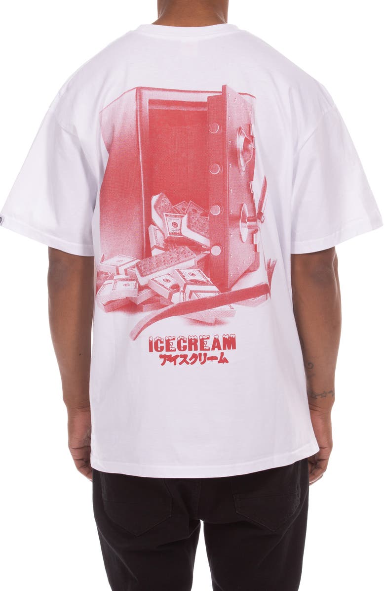 ICECREAM Safe Cotton Graphic T-Shirt, Alternate, color, White