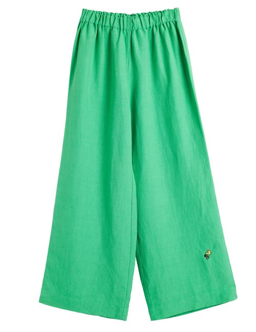 Chinti & Parker Linen-cotton Peanuts Racquet Club Trousers In Green