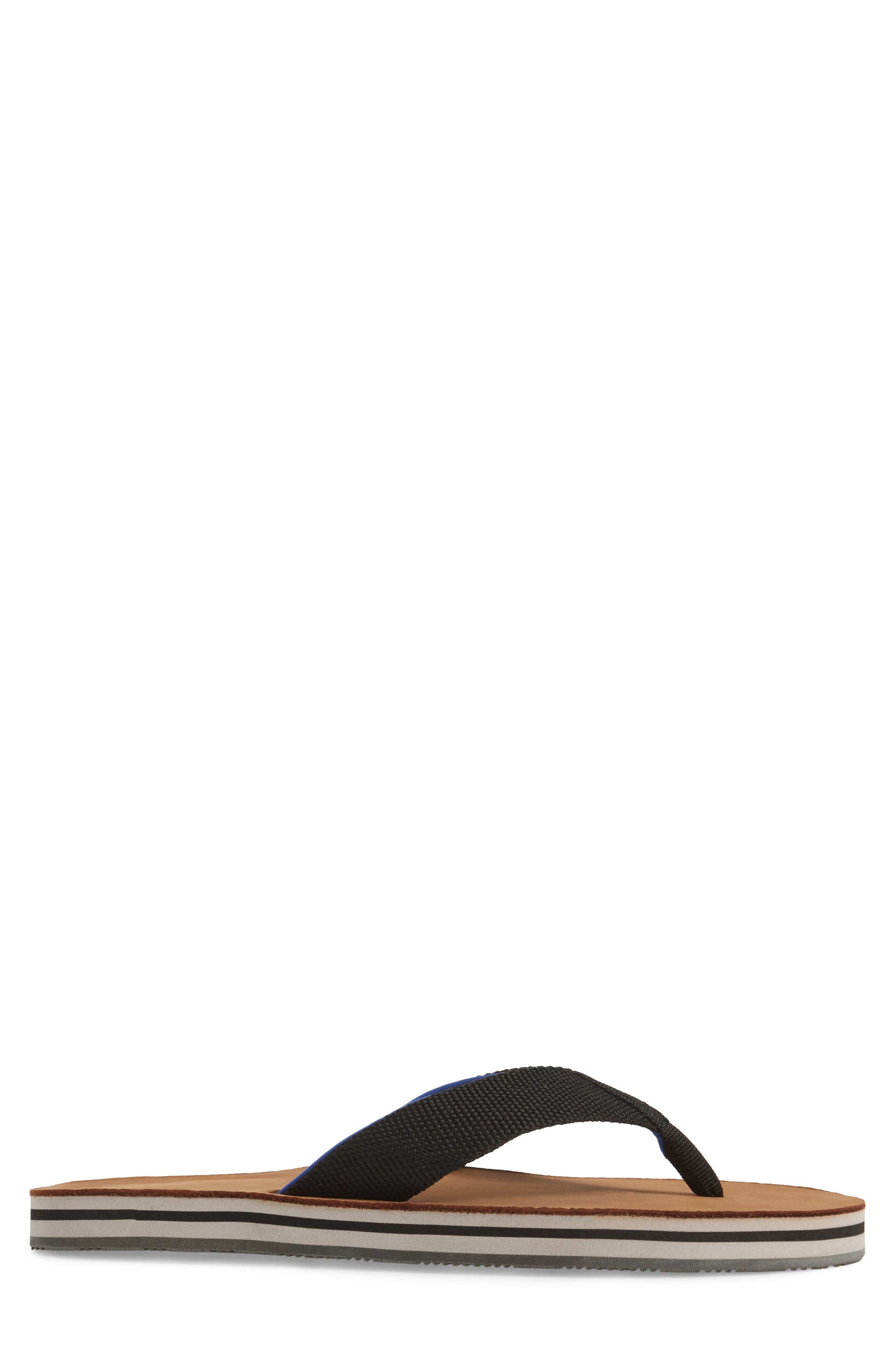 'Scouts' Flip Flop, Alternate, color, BLACK/NAVY