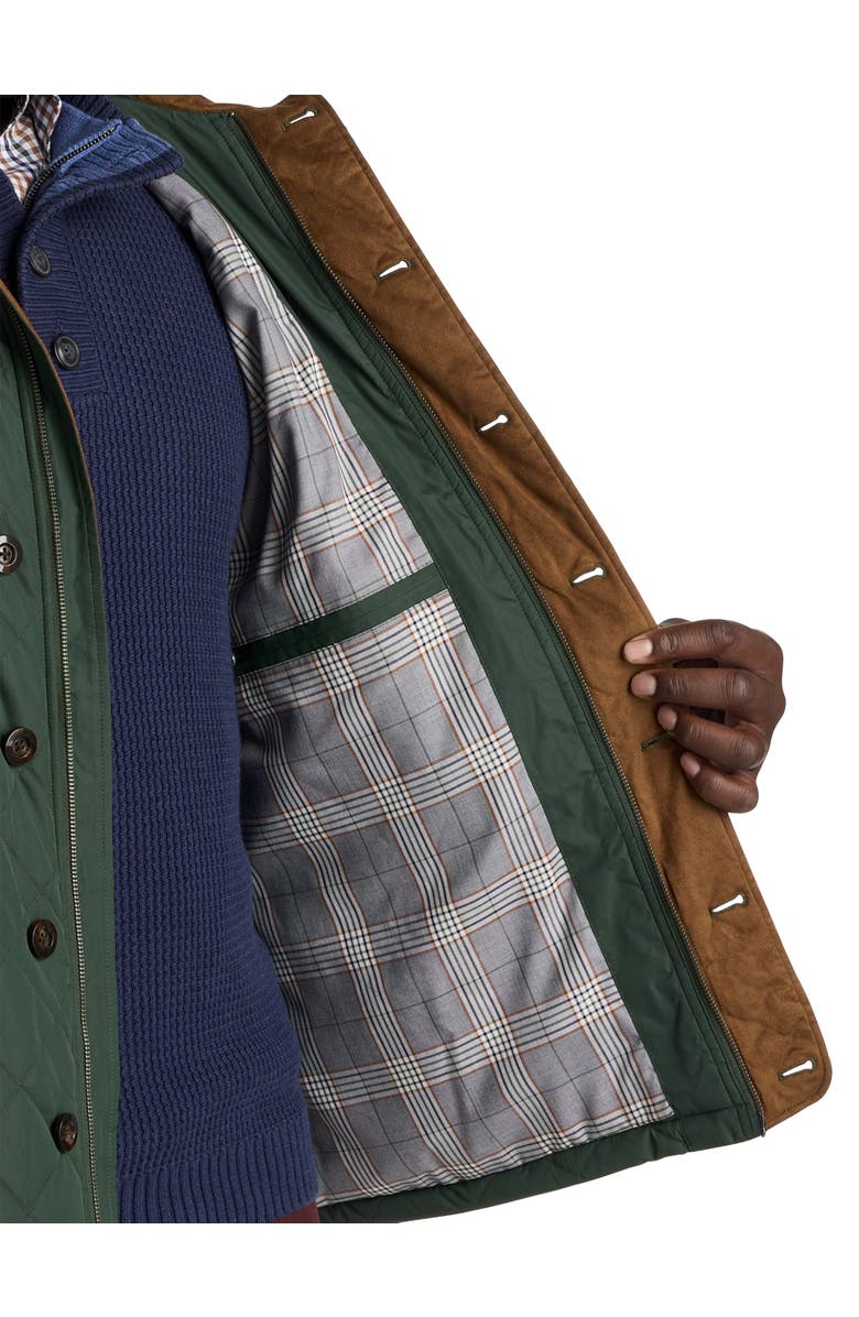 Oak Hill by DXL Quilted Walking Coat, Alternate, color, 