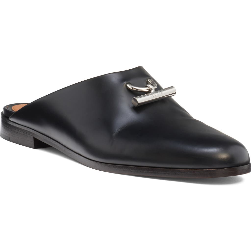 Alexander Mcqueen T-bar Slip On Mule In Black