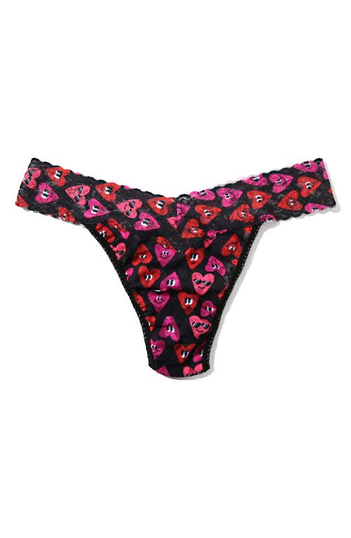 Hanky Panky X Saxx Boxer Briefs & Thong Set Gift Box In Lets Get It On Black