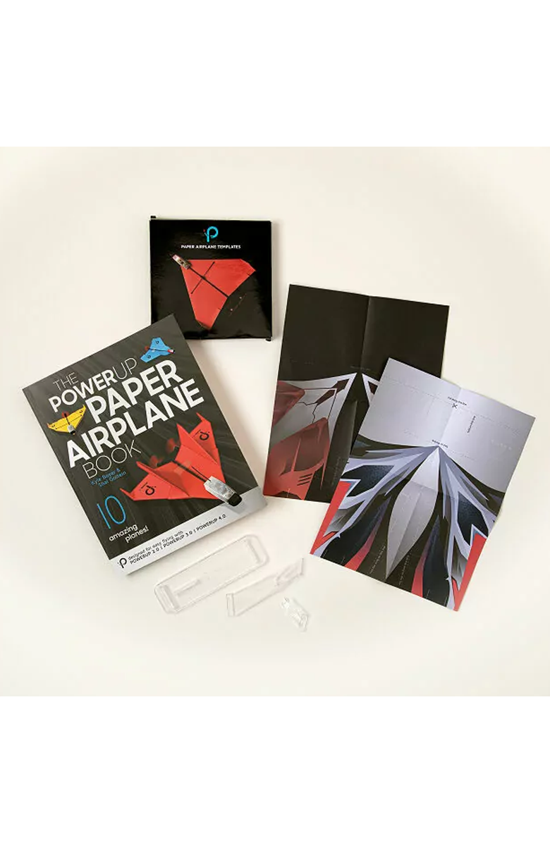 Uncommon Goods Smartphone-Controlled Paper Airplane by Power Up Toys, Alternate, color, Flight Manual Bundle