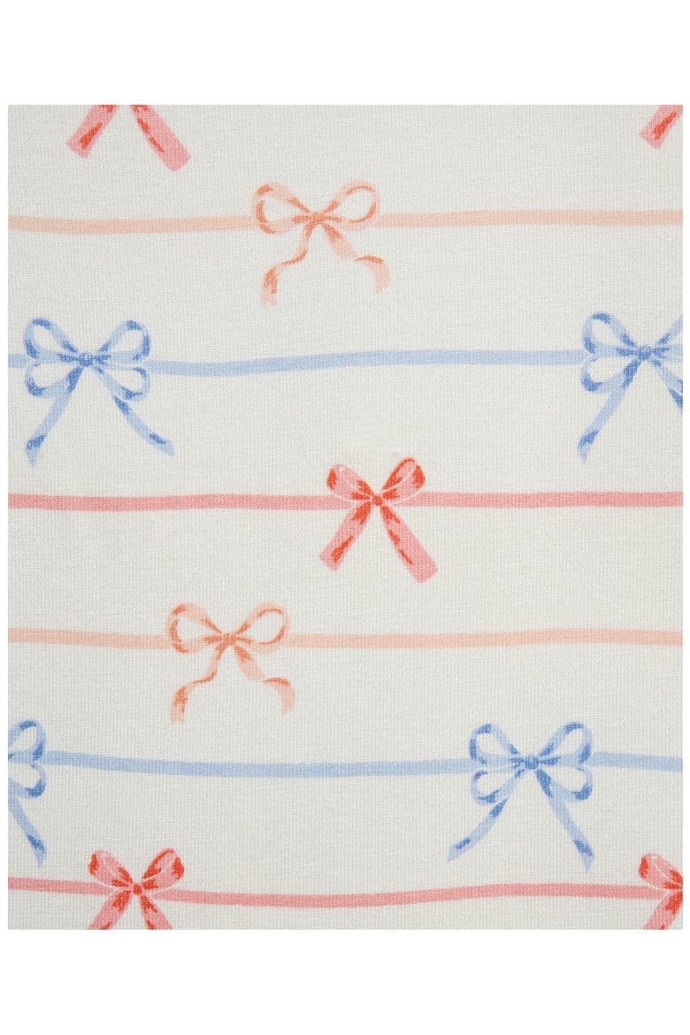 2-Pack Bows Stretch Viscose Pajamas Set, Alternate, color, BLUE