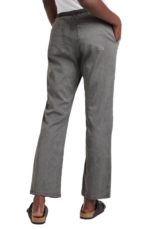 Splendid Womens Pocket Lyocell Straight Leg Pants In Stone