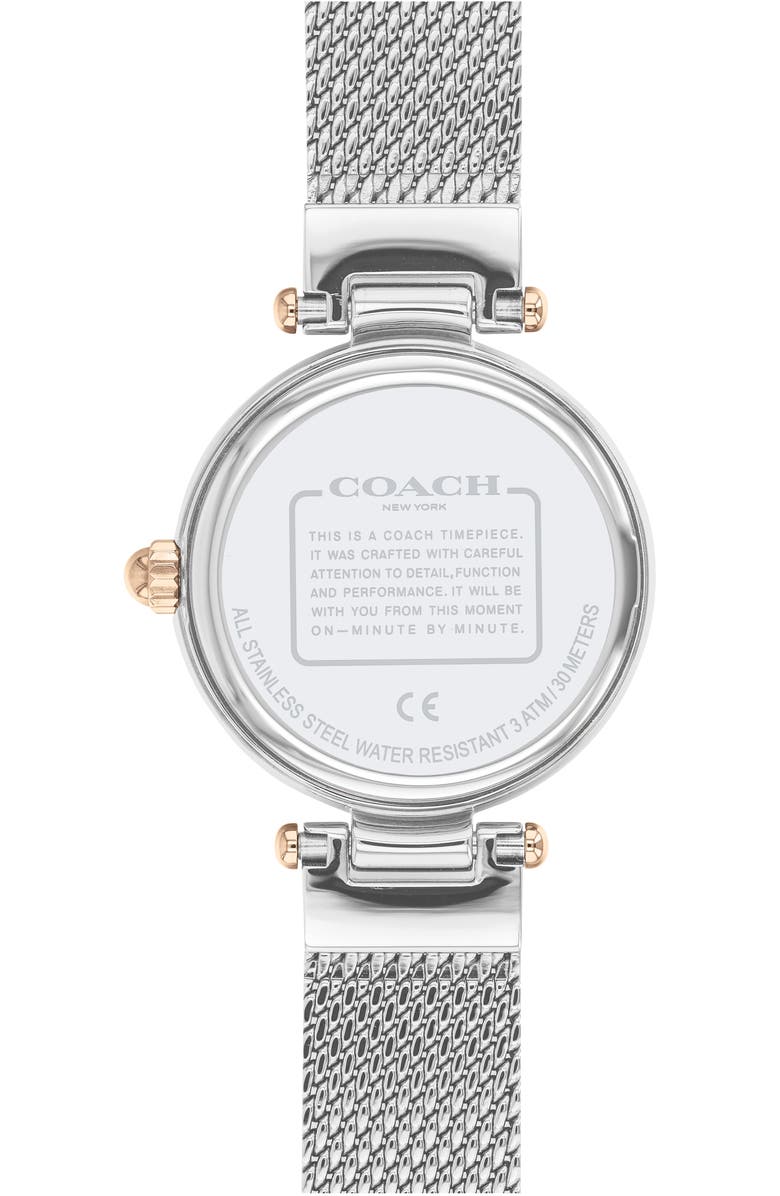 COACH Park Mesh Strap Watch, 26mm, Alternate, color, 