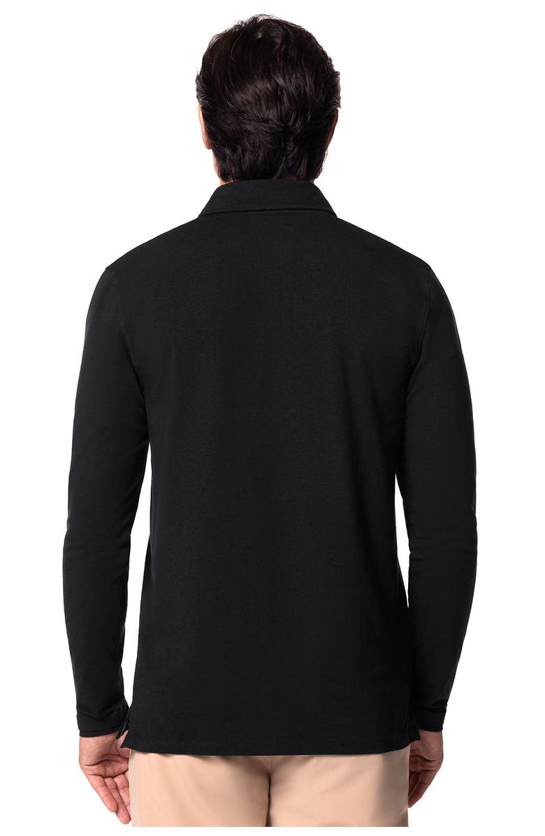 Coolibar Men's Polo - UPF 50+ Sun Protection - Bal Harbour, Alternate, color, Black