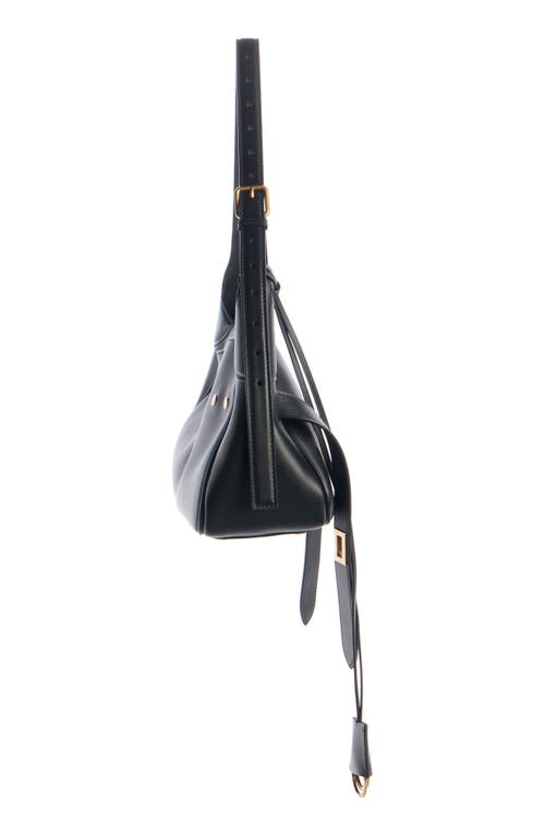 Balenciaga Small Bel Air Shoulder Bag In Black