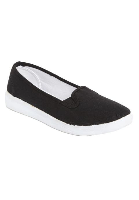 The Dottie Cotton Canvas Slip On Sneaker (Wide Widths Available)