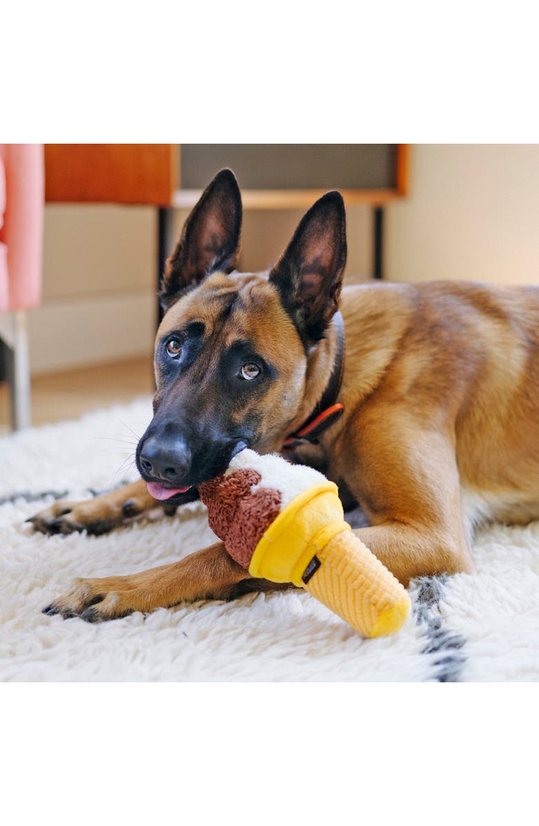 P.L.A.Y. Swirls N' Slobbers Soft Serve Dog Toy, Ice Cream Shape, Alternate, color, Multicolored