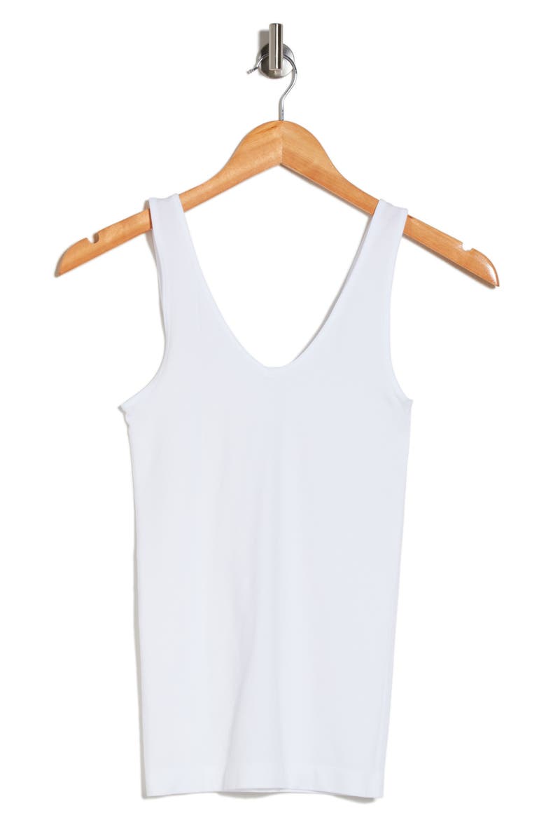 Seamless Reversible Tank, Alternate, color, WHITE