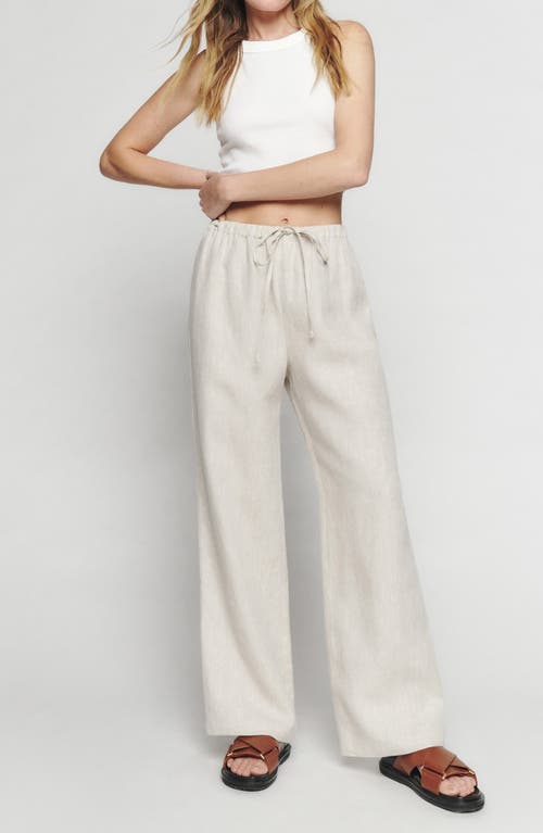 Reformation Olina Wide Leg Linen Pants