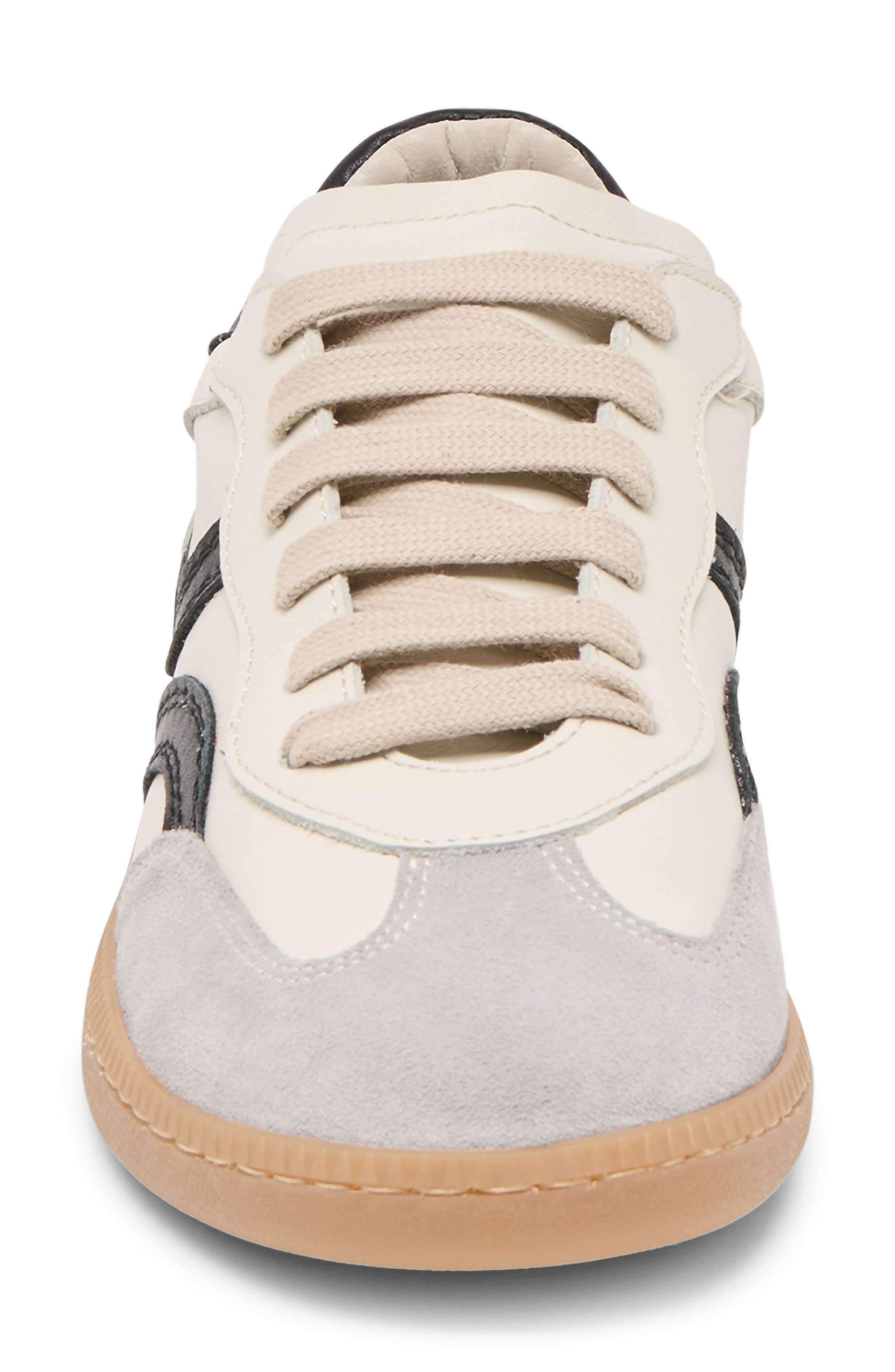 Dolce Vita Rebel Sneaker, Alternate, color, White/Black Leather