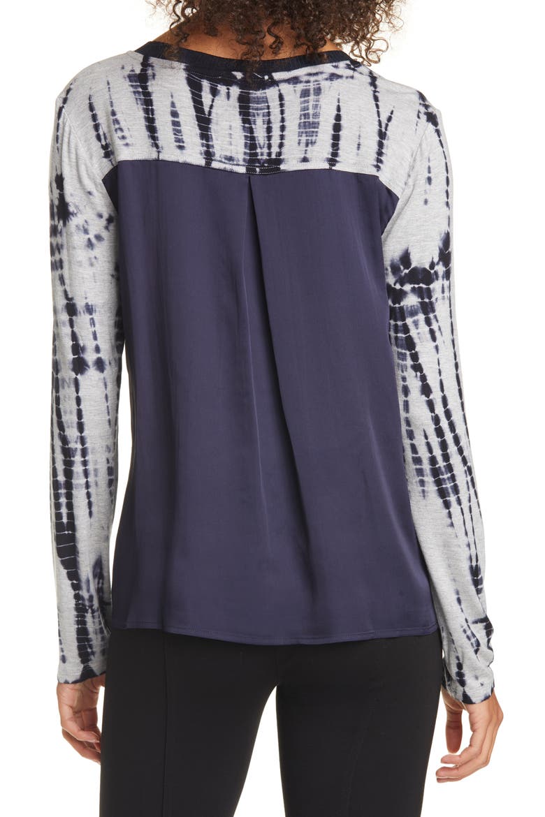 Tie Dye Top, Alternate, color, HTHR GREY COMBO